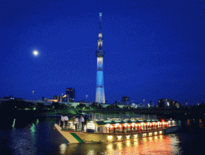 東京の屋形船で貸切のプライベート空間