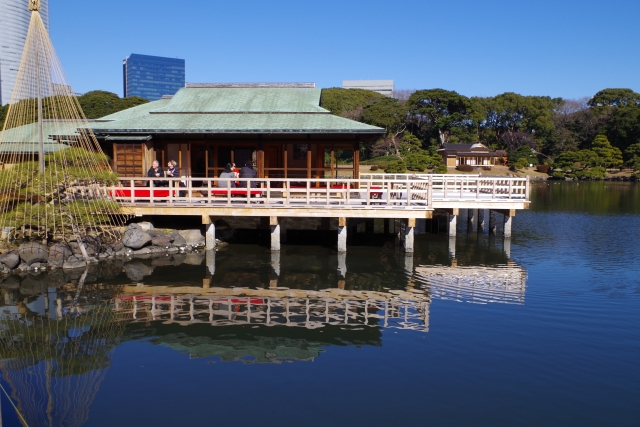 屋形船乗船前の東京観光vol 2 浜離宮恩賜庭園 東京の屋形船あんない窓口