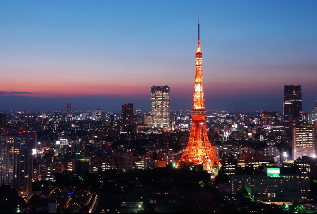 東京タワー夜景写真予約