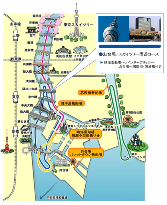 晴海 勝どき駅 から出る乗合船 東京の屋形船あんない窓口